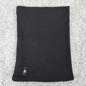Smartwool Neck Gaiter Mens Womens One Size Black Wool Buff Warmer Casual Outdoor
